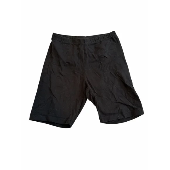 Zenana Basic Black Bike Shorts - High Waisted - Size Medium 2 AVAILABLE - Picture 1 of 5